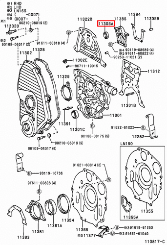 Genuine LandCruiser HZJ81 HZJ80 HZJ79 HZJ78 HZJ77 1HZ Cam Shaft Oil Seal - Picture 12 of 20