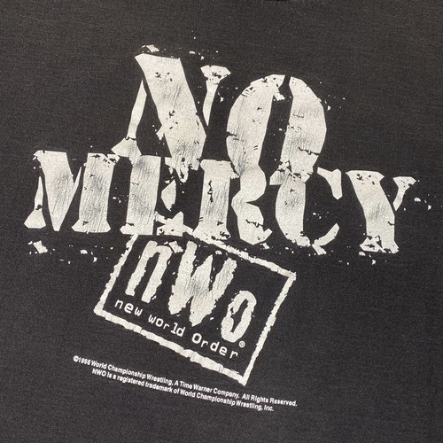 Vintage 90s 1998 NWO New World Order Tee No Mercy