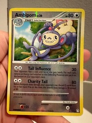 Ambipom 3/123 Mysterious Treasures Reverse Holo Rare
