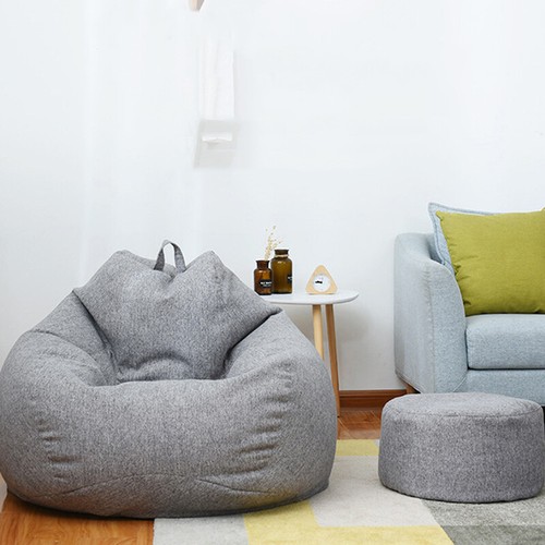 Große Sitzsack Stühle Couch Sofabezug Lazy Lounger Beanbag Sessel ohne Füllung - Bild 8 von 33