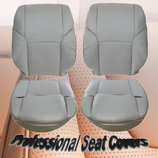 Front Replacement Leather Seat Cover Gray For 2003-2009 Toyota 4Runner Limited