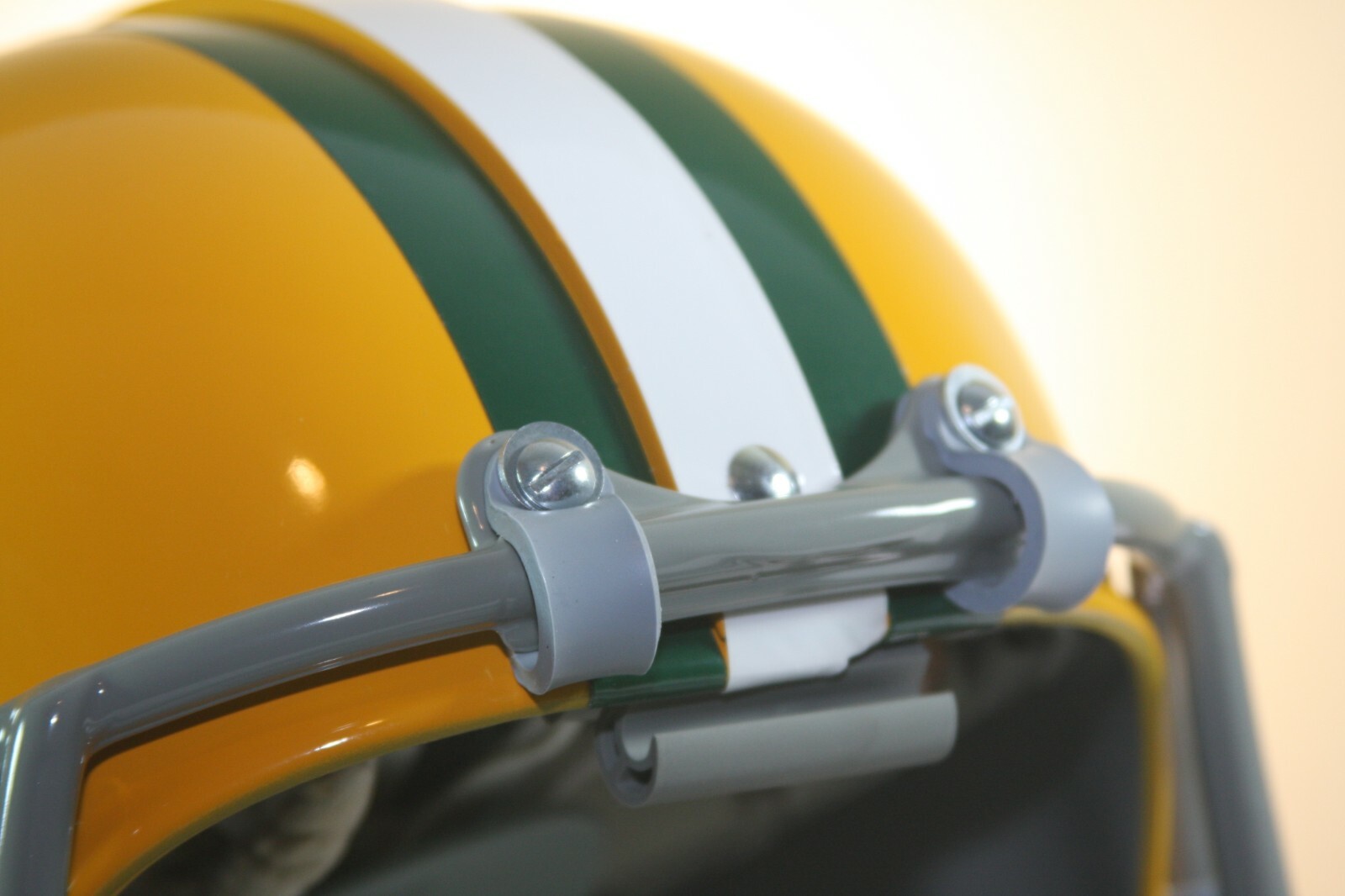 1960s GREEN BAY PACKERS style Custom Vintage Football Helmet Facemask