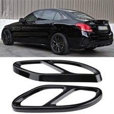 Black Exhaust Tips Amg Tuning For Mercedes E Class E300 E350 E400 E500 E550 W213 Black Exhaust Tips Amg Tuning For Mercedes E Class E300 E350 E400 E500 E550 W213