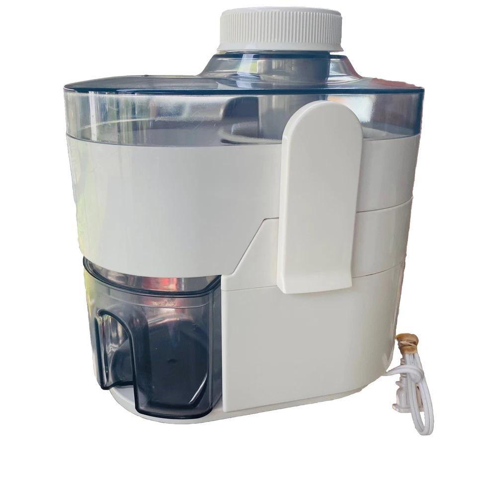 Extrator centrífugo de suco Kenwood JE500 2 velocidades espremedor de frutas e vegetais branco - Imagem 3 de 4