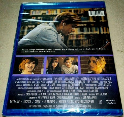 EXPLOITED Blu-ray 2022 Gay Horror Slasher Jon Abrahams Jordan Van Hoeve - Picture 2 of 6