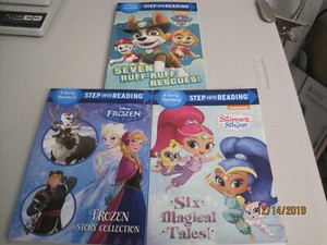 Three New Step Into Reading Books Frozen Shimmer And Shine Paw Patrol Ebay