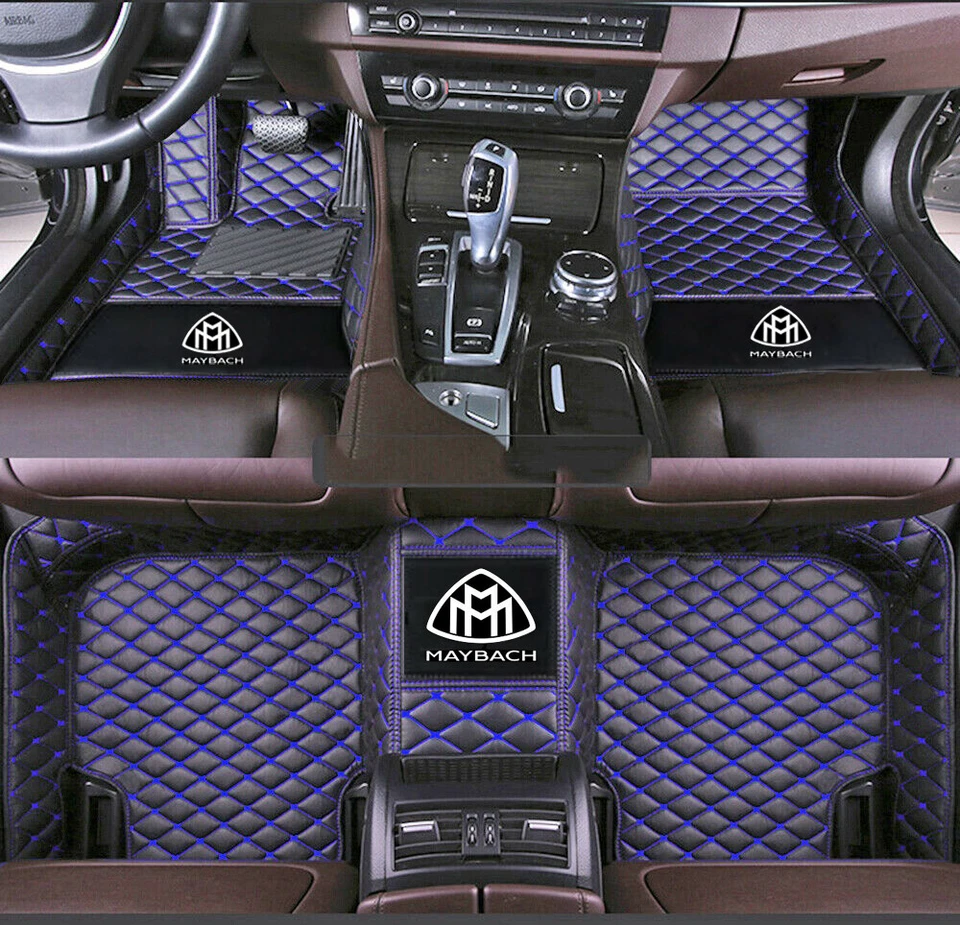 Alfombrillas de coche de lujo personalizadas para Mercedes-Benz Maybach S550 S560 S600 S650 Foto 4 de 4