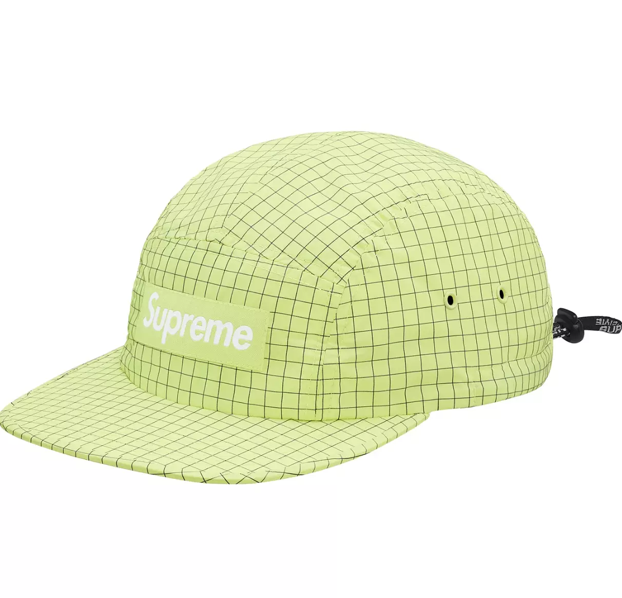 CASQUETTE DE CAMP RIPSTOP CONTRASTE SUPRÊME VERT PÂLE neuve avec étiquette