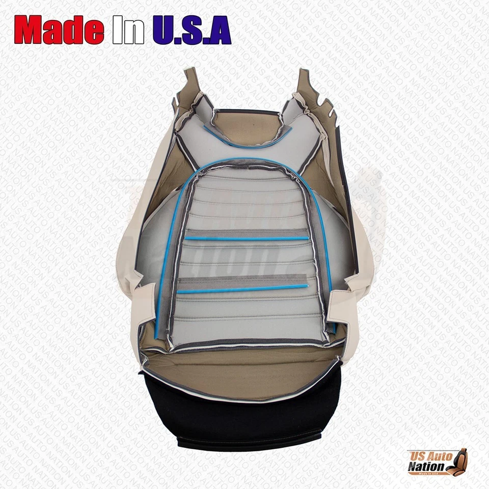 Cubierta de asiento inferior y superior del conductor bronceada para Mercedes Benz C43 C63 AMG 2017-2021 cupé Foto 3 de 4