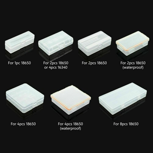 1Pcs Box Plastic With Hook Soshine Case 18650 Storage Battery For 18650 Cells - Picture 3 of 16