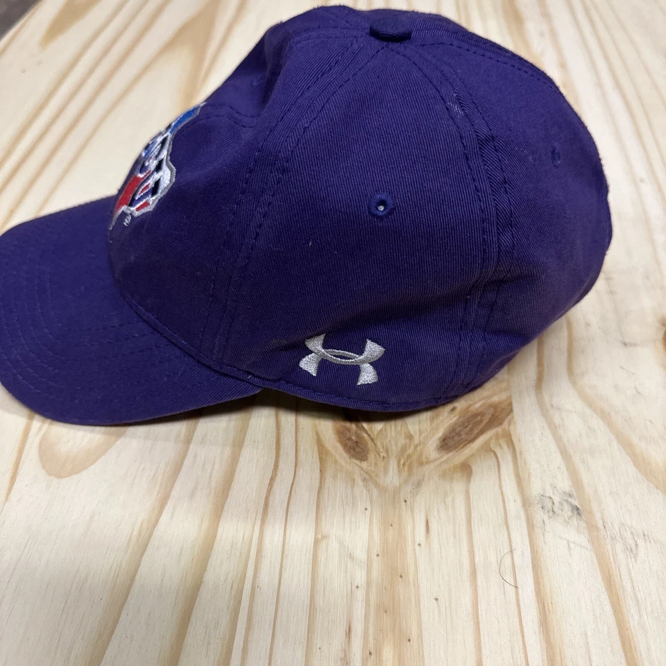 Under Armour TCU Horned Frogs Hat Texas Flag Cap Purple Texas Christian - Image 3 of 4