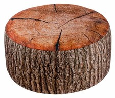 BRANDSSELLER, pouf sgabello per interni ed esterni gonfiabile – design a tronco 
