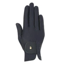 15-3308252 Roeckl Roeck-Grip Lite Junior Unisex Riding Gloves - Black NEW