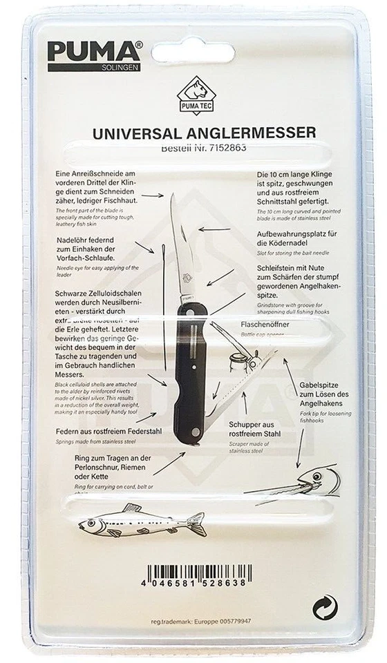 PUMA Universal Anglermesser 863 Taschenmesser 7152863 - Bild 3 von 3