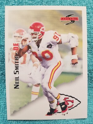1995 SCORE NEIL SMITH #119 KANSAS CITY CHIEFS