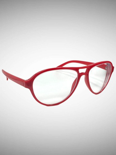Zenni Occhiali da aviatore in plastica rossa solida 806018 - Foto 2 di 10