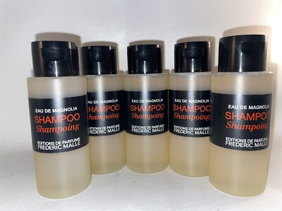 Frederic Malle Magnolia Perfume Hair Shampoo 2.7 Oz 80 ML Travel Sz Set Lot x 5