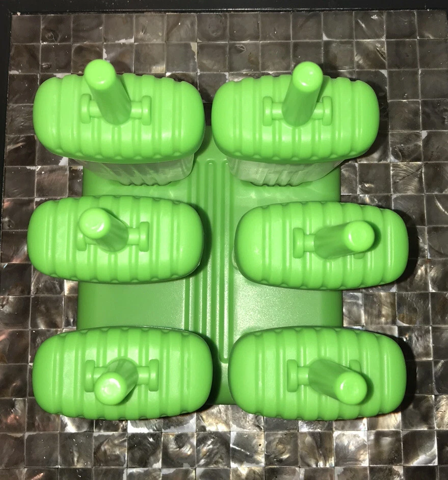 Tovolo 6 件套 Groovy Ice Pop 模具滴控手柄 DIY Popsicles 全新带盒 — 第 3/4 张图片