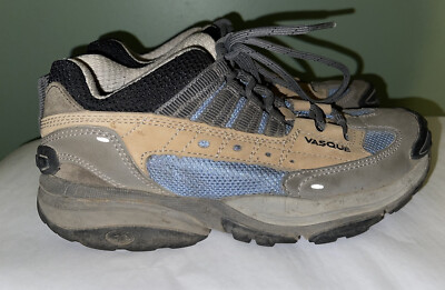 Vasque Breeze GTX Waterproof Brown Blue Hiking Trail Shoes 7373  Womens Sz 8.5