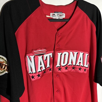 2015 MLB All Star Game National League Majestic Jersey Size XL SF