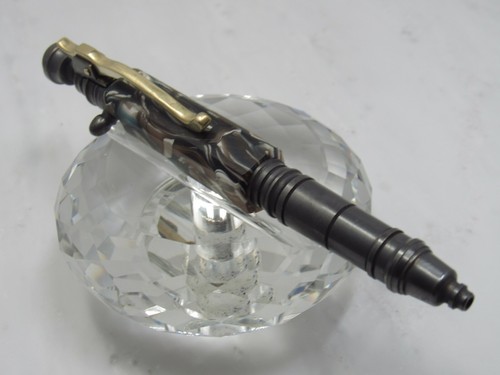 DURABLE HIGH QUALITY HEAVY 82G BRASS RETRO BOLT ACTION TACTICAL BALL POINT PEN I - Picture 2 of 4