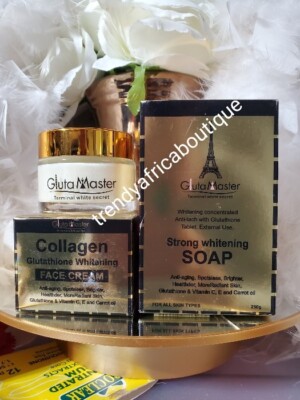 Gluta Master Collagen, Glutathion Face Cream And Soap Set👌👌