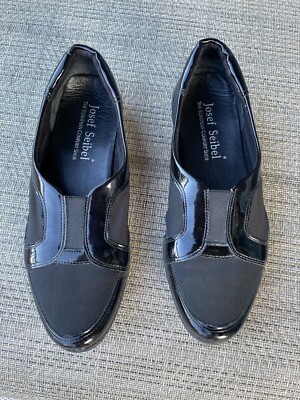 JOSEF SEIBEL European Comfort Shoes Black Patent Leather  display picture 3