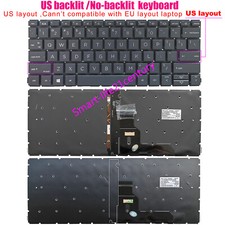 US No-Palmrest Keyboard For HP ProBook 430 G8,435 G8,435R G8,ZHAN 66 PRO 13 G4