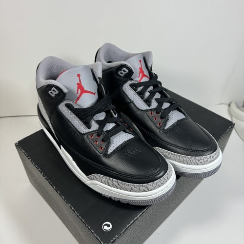 Nike Air Jordan 3 Retro OG 2024 Black Cement Size 10.5 Box No Lid