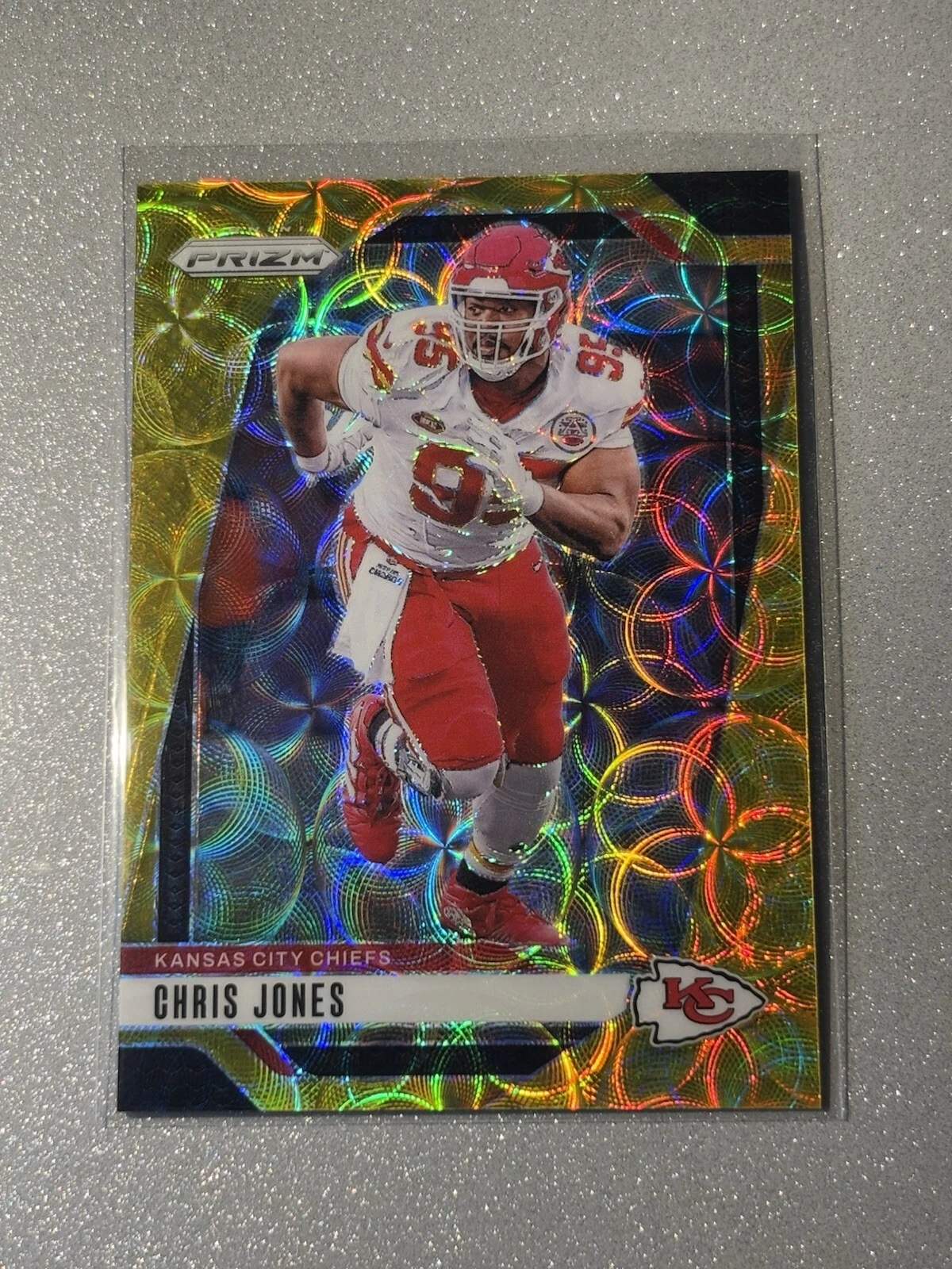2024 Panini Prizm Chris Jones GOLD Prizm 1/10 1st Of Print KC Chiefs Choice SP