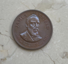 1968 James A Garfield Token - Nice Color  JS