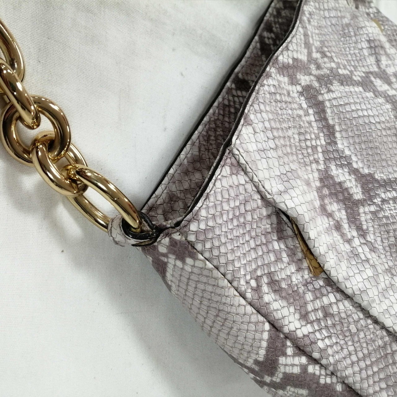 Shoulder Bag Michael Kors Model Gray Python Patte… - image 7