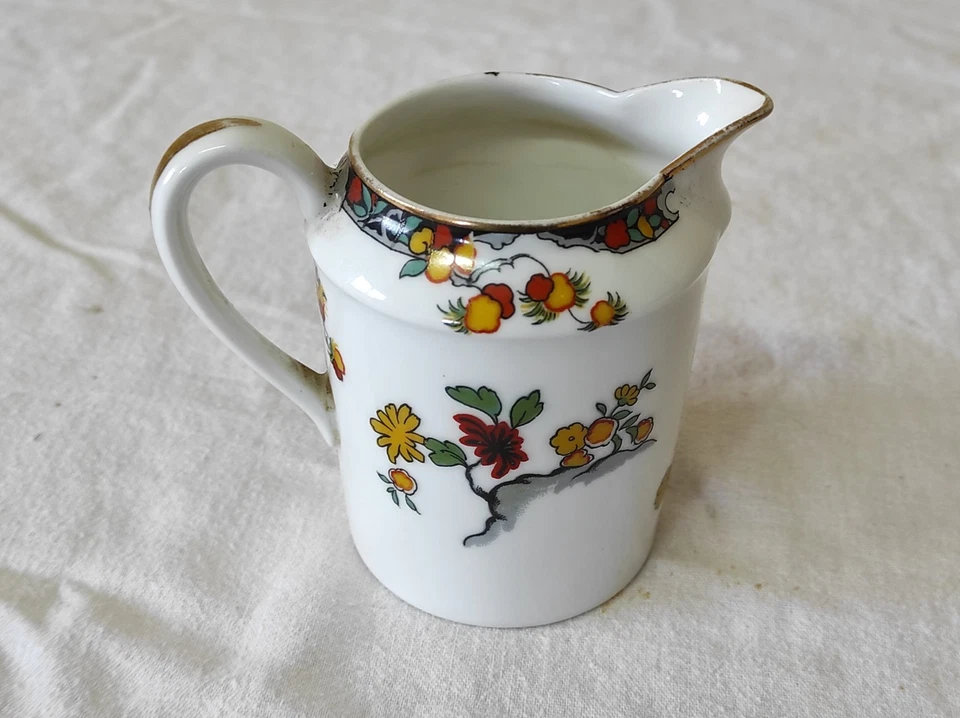 Ancien petit Pot à lait, crème en Porcelaine Limoges 8,5cm de haut - Photo 2/4