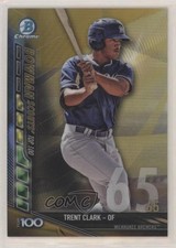 2017 Bowman Chrome Scouts Top 100 Gold Refractor 25/50 Trent Grisham Clark 07d9