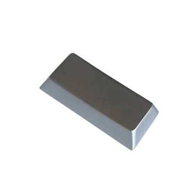 Zinc Alloy Enter Metal Keycap, Silver Glossy Keycap for Enhanceds Typing