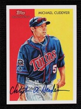 2010 National Chicle Artist Proof 1/10 Michael Cuddyer Chris Henderson Auto 9ca