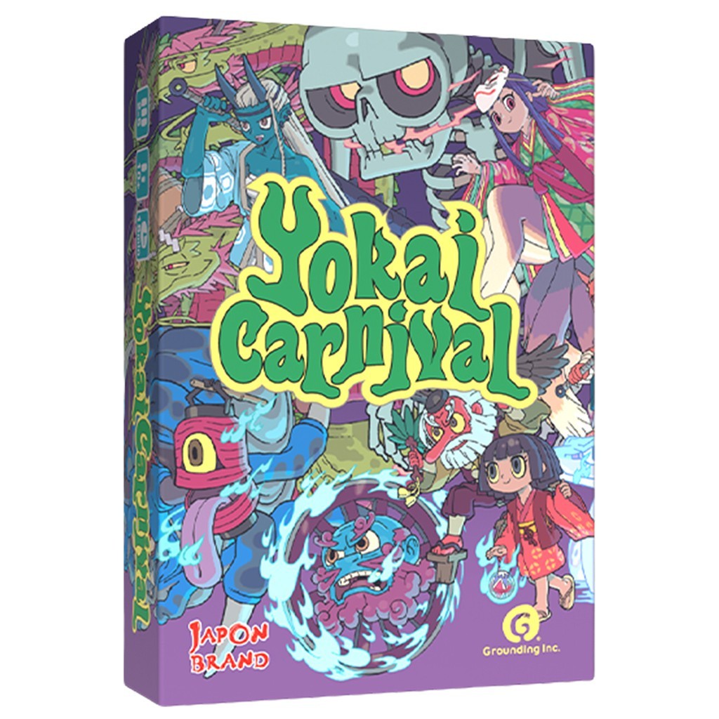 Yokai Carnival Card Game w/ Collectible Spinner CMON Japon Brand