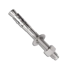 3/8" x 3-1/2" Wedge Anchor Stainless Steel Concrete Anchors Heavy Duty Expans...
