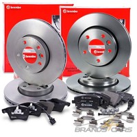Brembo Bremsscheiben +BelÄGe Vorne+Hinten FÜR VW Multivan Transporter BUS T5 T6
