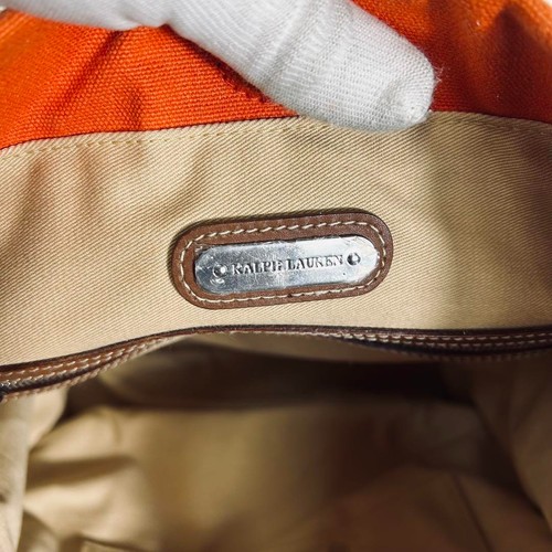 Ralph Lauren Bolso de Hombro A4 Almacenamiento Gran Capacidad Naranja - Imagen 10 de 10