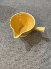 Vintage Fiestaware Stick Handle Creamer Bowl Fiesta Yellow 1936-1969