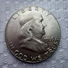 1963 Benjamin Franklin Half Dollar Silver Coin Circulated Philadelphia Ungraded