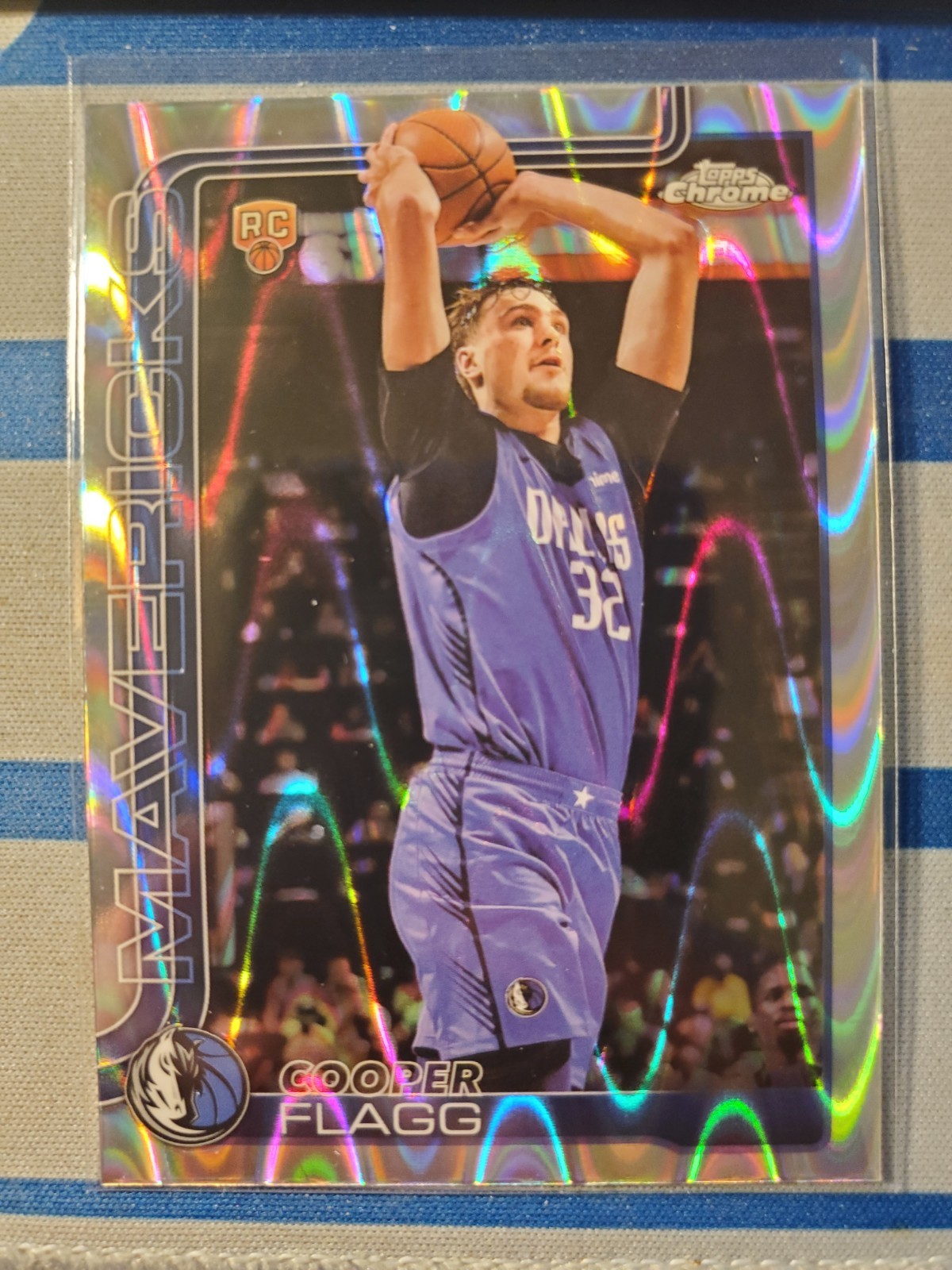 2025-2026 Topps Chrome Raywave Refractor Cooper Flagg RC #251 SP Rare Rookie