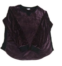 Secret Treasures XL/XG 16-18 Velour Velvet Plush Purple Pullover Loungewear...