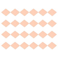 24 Pcs Heatsink Copper Pad Shim IC Chipset GPU Thermal Heatsink 20x20x0.3mm 