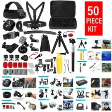 50-in-1 Action Camera Accessory Kit for Gopro Hero 13 12 11 10 9 + Dive Case US