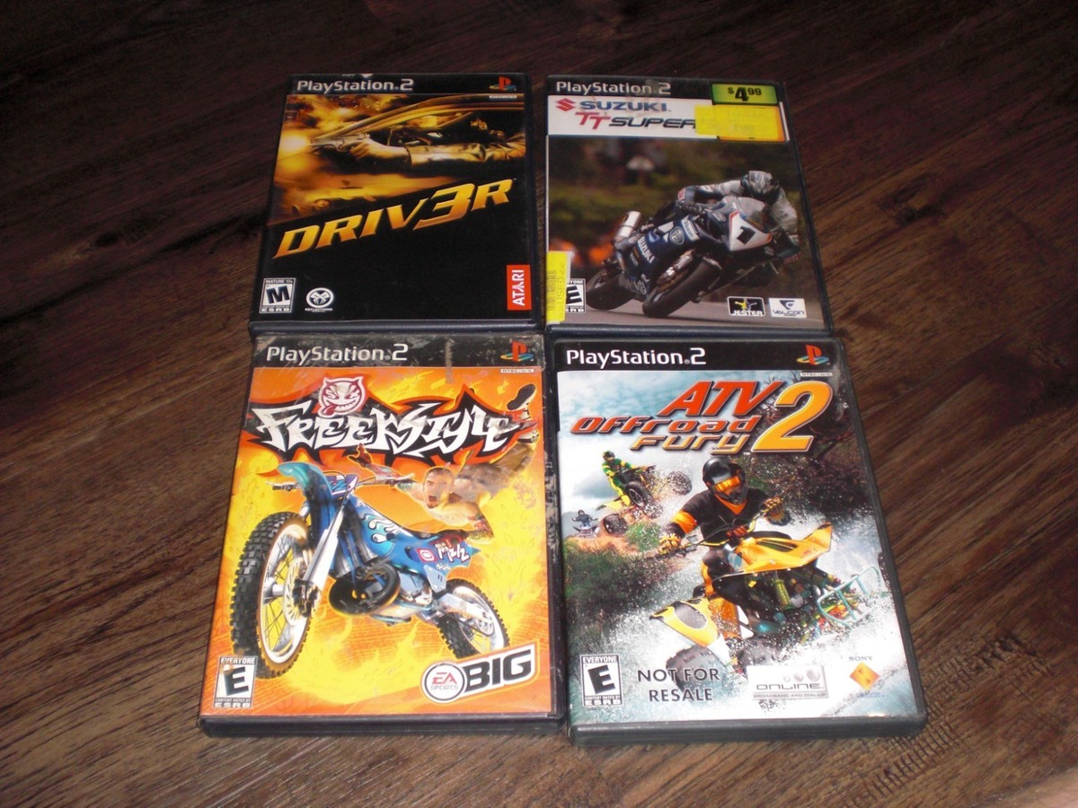 Freestyle ATV Offroad Fury 2 Driv3r Suzuki TT Superbikes LOT
