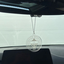 Fenerbahce 7x6cm Rear View Mirror Pendant Car Acrylic Car Pendant 30cm Chain