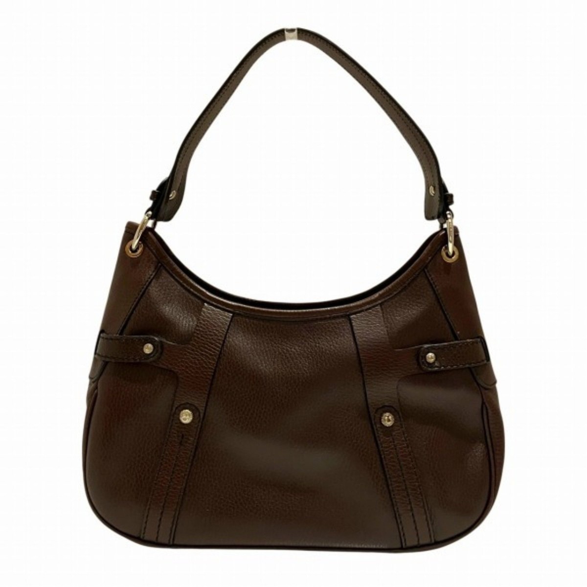 Salvatore Ferragamo Ferragamo A364 Leather Dark Brown Bag