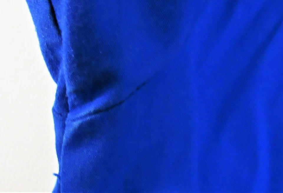 Happy Chef Cook Work Shirt Blue Black Unisex Size M Short Sleeve Free Shipping - Image 4 of 4